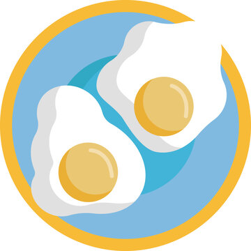 This vector Fried Eggs icon brings the essence of a hearty breakfast to your creations. Great for food-themed websites, kitchenware packaging, and more.