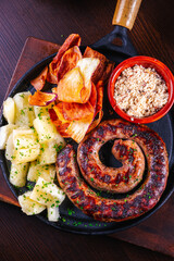 tasty foods snack portions roasted meats delicious fries snacks hamburgers