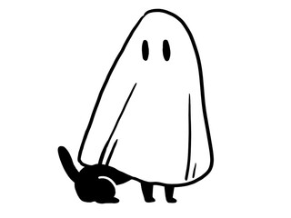 ghost and his cat