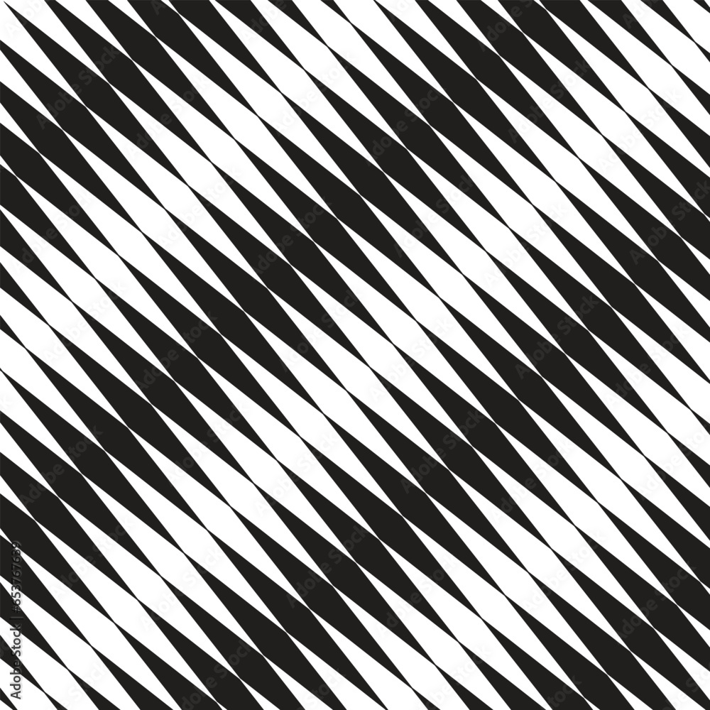 Poster abstract seamless geometric black diagonal pointed line pattern vector.