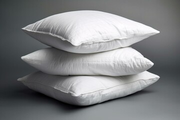 Fototapeta na wymiar White pillow made of cotton. Generative AI