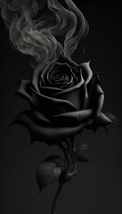 "Enigmatic Noir: Captivating Black Rose Artwork on Adobe Stock - Discover the Allure of Dark Florals!"