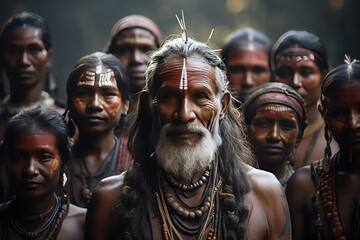 Indigenous people in India, representing the diverse cultures, traditions,Generated with AI