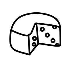 Cheese line icon