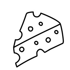 Cheese line icon