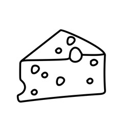 Cheese line icon