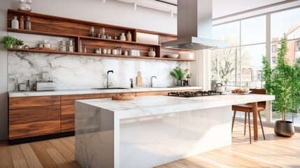 Fototapeta premium modern kitchen