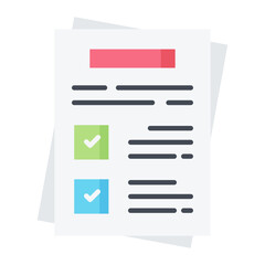 Document Flat Icon