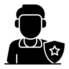 Custom Protection Glyph Icon