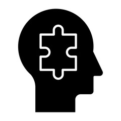 Problem Solving Glyph Icon