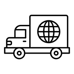 Truck Outline Icon
