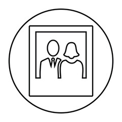 Bride, couple, groom icon