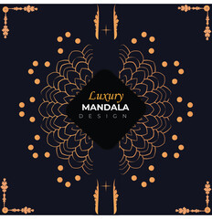 Creative luxury of mandala illustration