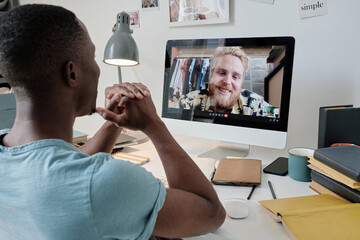 Chatting With Friend On Video Call