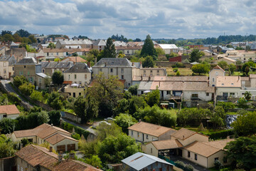 Fototapeta na wymiar Scenic view of the town of Bressuire, Deux-Sèvres, Nouvelle-Aquitaine, France