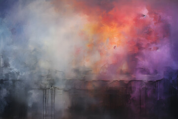 Obraz premium fire in the clouds