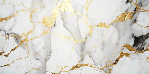 Luxurious textured background. Golden veins of nature. Marble patterns in interior design. Timeless beauty of white