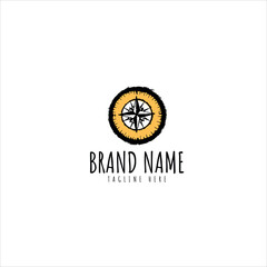 vintage compass logotype