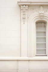 Classical white architecture with elegance and historical charm.