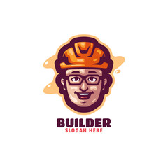 Builder Mascot Logo Design