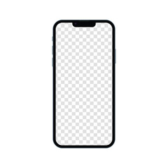 Smartphone, mobile phone isolated, realistic vector illustration.