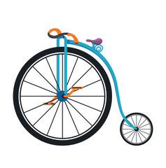 Retro monowheel or monocycle transport type vector © Sonulkaster