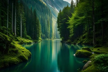 waterfall in the jungle