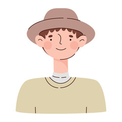 happy man illustration
