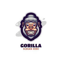Gorilla Mascot Logo Design
