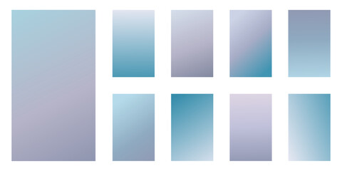 Winter pastel colored. Simple soft background set