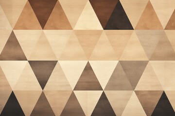 Brown, black and beige Shaded modern abstract background, textured with grainy geometric triangle shapes. The subtle dance of noise and gradient adds depth to this visually intriguing composition
