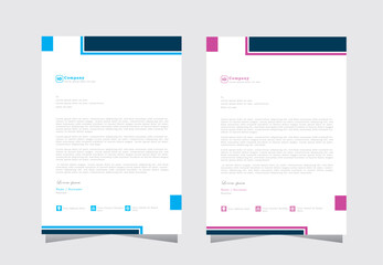 letterhead design templates. company letterhead design, modern and simple letterhead design, a4 letterhead template, vector eps 10.