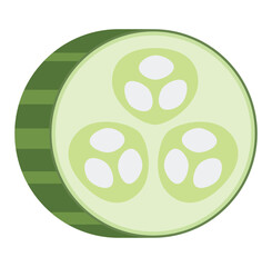 cucumber slice design