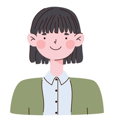 cute woman illustration