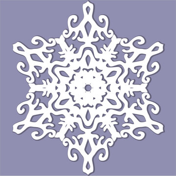 The template mandala pattern for decorative rosette. Laser cut vector mandala pattern. 	