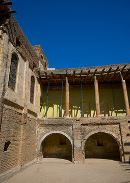 The Courtyard Of One Of The Houses In The Erbil Citadel, Kurdistan, Iraq