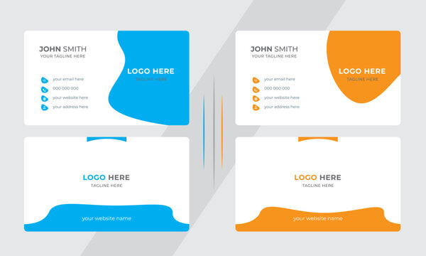 Modern Style Business Card Design