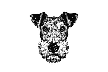 Airedale Terrier Excellence: Top-Quality Vector Art for Dog Enthusiasts
