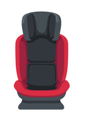 Car seat for children, chair or armchair vector