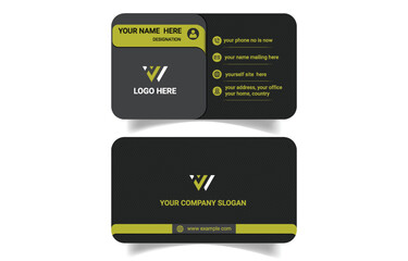 Elegant trendy creative business card template
