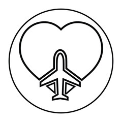 love flight icon