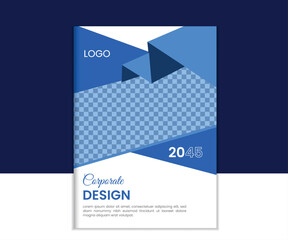 corporate Cover design for annual report and business catalog, magazine, flyer or booklet. business annual template layout. A4 cover vector