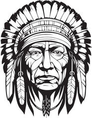 Wonderful and lovely Native aboriginal vector art