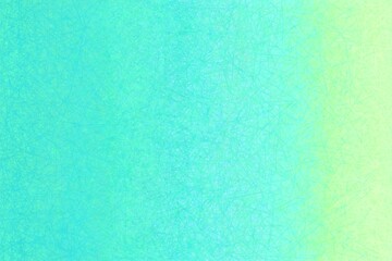 Background, texture in the form of light turquoise, green and yellow lines reminiscent of crayons. Disordered lines, different directions of lines. Different shades of turquoise, green and yellow.