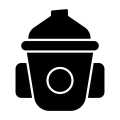 Milk Bottle Glyph Icon