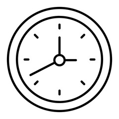 Clock Outline Icon