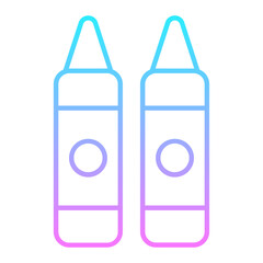 Crayon Gradient Icon