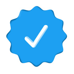 Social Media Account Verification Icon: Enhancing Online Trust. Our Social Media Account Verification Icon signifies trust and authenticity on various online platforms.