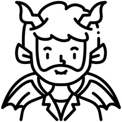 Devil vector icon