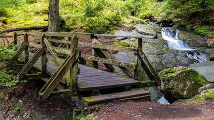 Holzbrücke im Rurtal